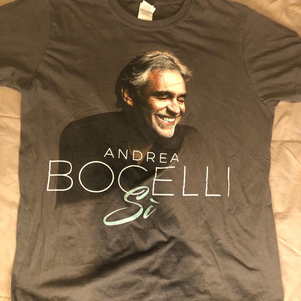 Andre Bocelli T shirt from the SI tour